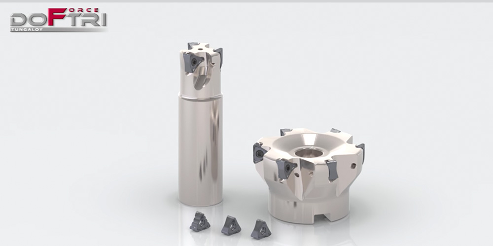 DoForce-Tri - Cost-effective shoulder milling cutter for high productivity