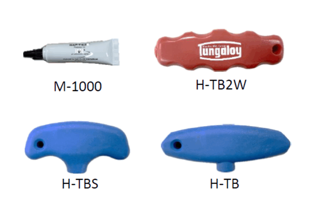 Notice regarding non-inclusion of lubricant and Grip