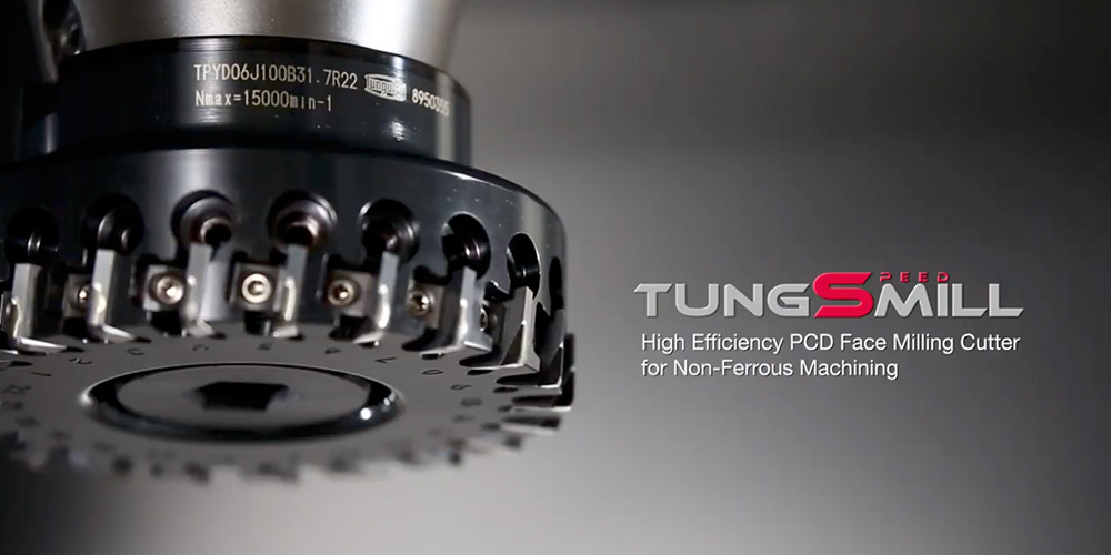 TungSpeed-Mill - Fresa de planeado de alto avance para acabado en aluminio
