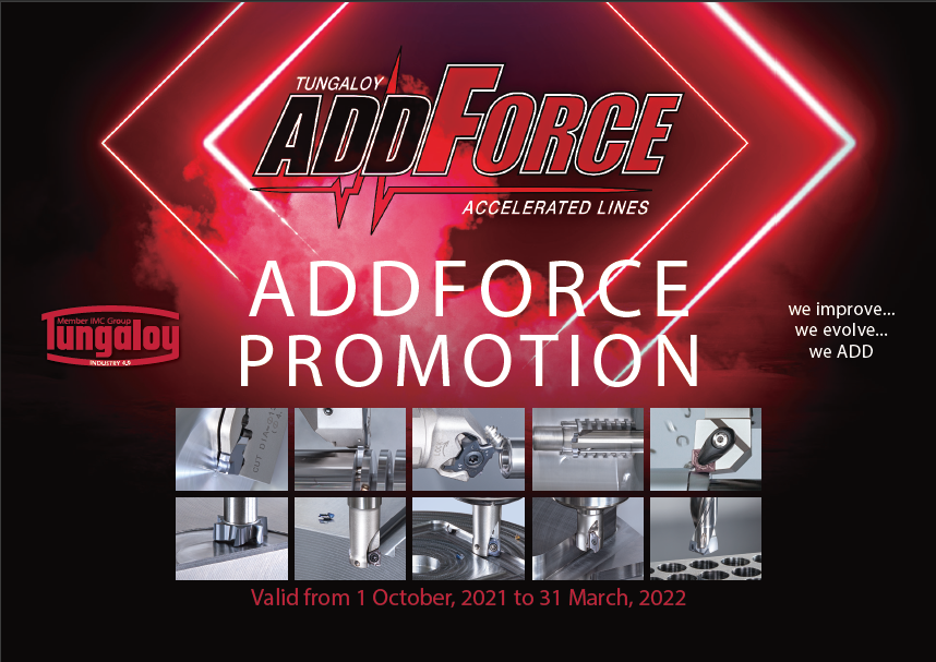 Tungaloy launch the AddForce Promotions