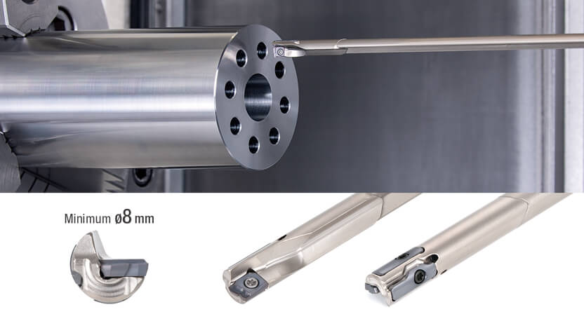 Expansion of the small-diameter ø8 size DeepTriDrill