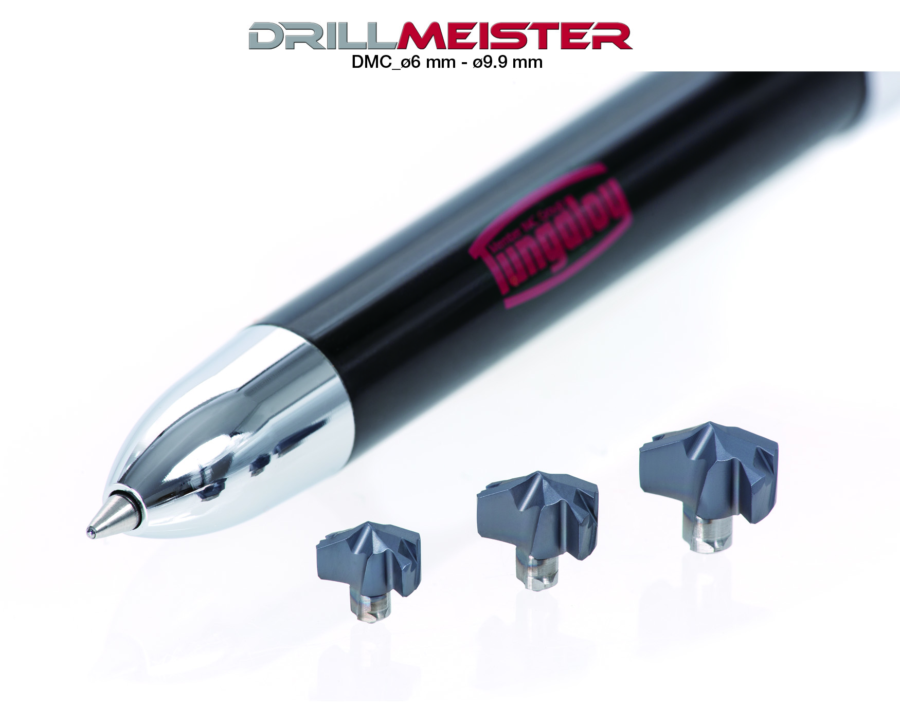 Nouvelles pointes de forets DMC de la série DrillMeister pour couvrir des diamètres de 8,0 à 9,9 mm