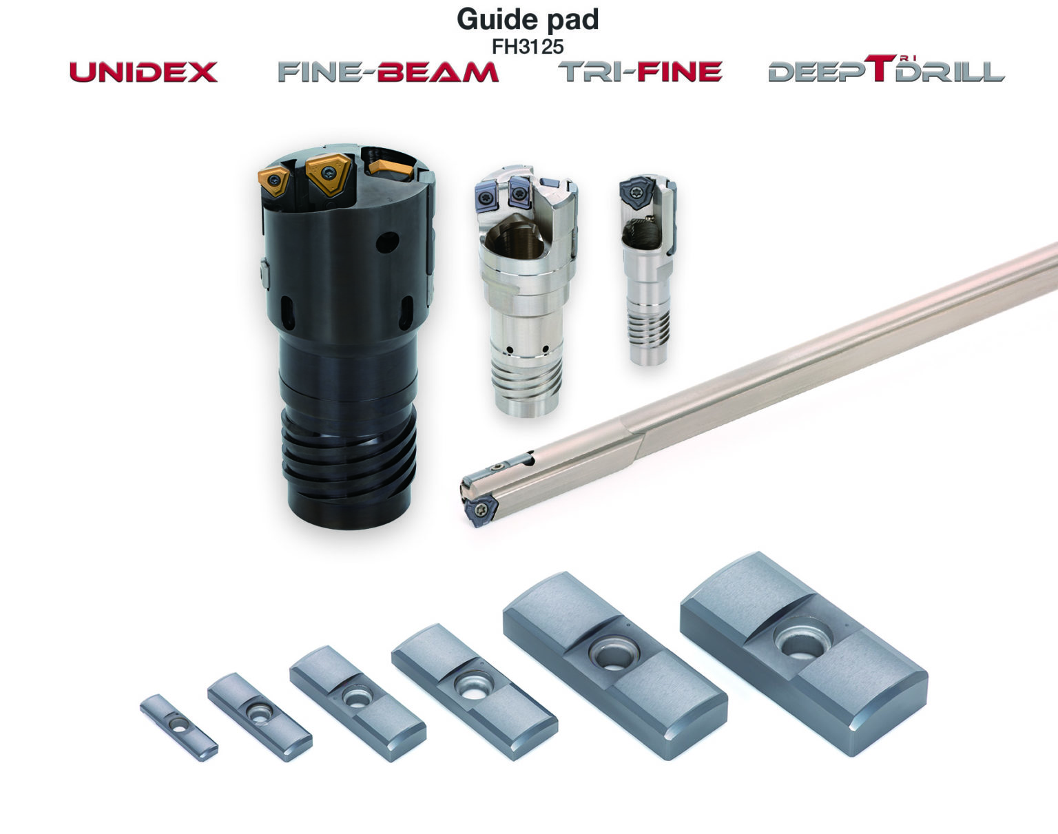 Tungaloy’s New FH3125 Grade Guide Pad Extends Tool Life of Deep Hole