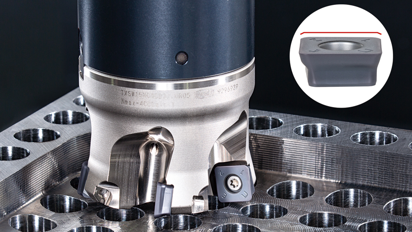 MillQuadFeed: Expanding the Range of Flat-Top Inserts with Superior Chipping Resistance!