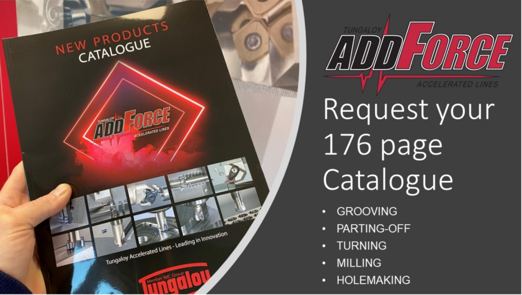 Tungaloy Addforce catalog for turning, Groove – Turn & Parting, Milling, Hole making, tooling and other industrial product