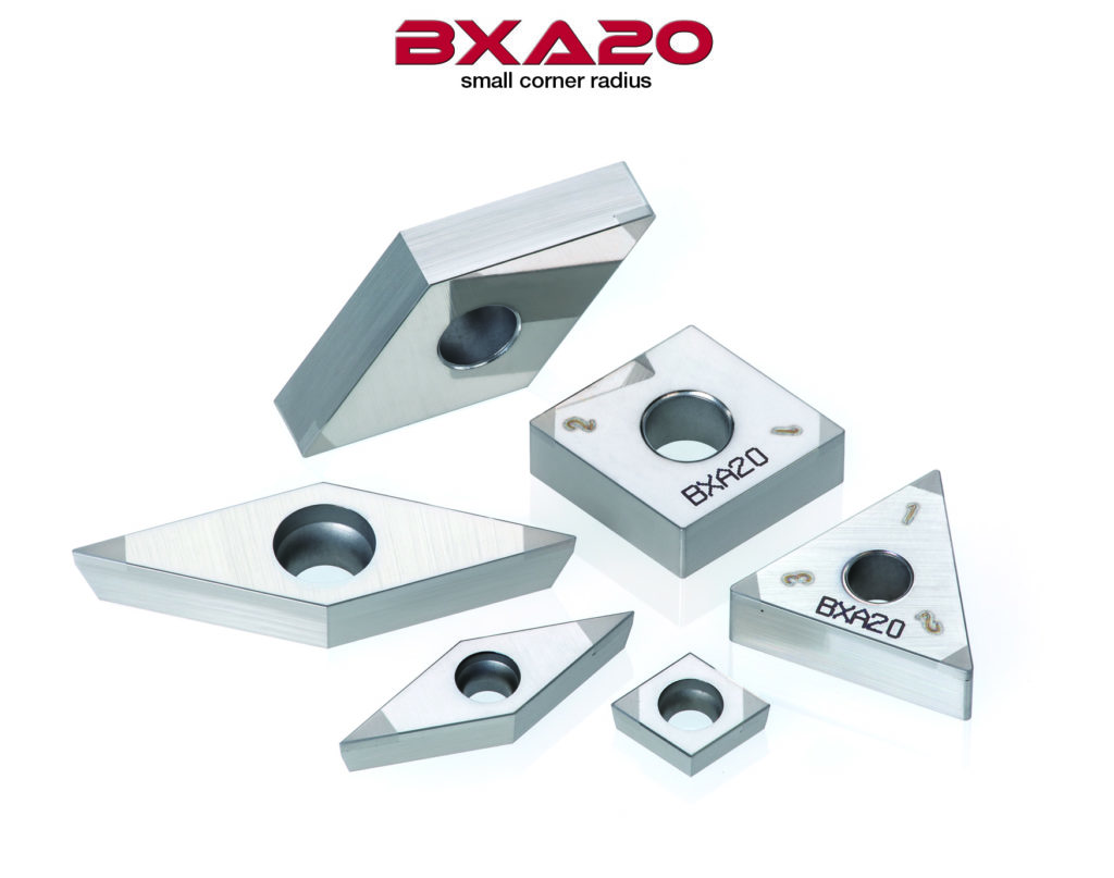 Tungaloy Expands BXA20 Grade Inserts with 0.2 mm and 0.1 mm Nose Radius