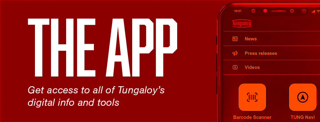 Presentamos la nueva App de Tungaloy