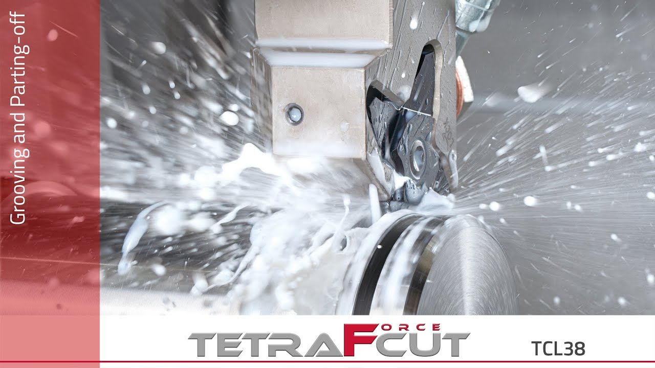 TetraForce-Cut - TCL38 insert for deep grooving and parting processes