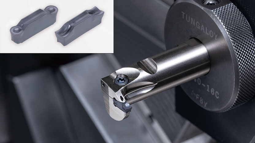 La nueva linea de herramientas de ranurado TungShortCut permite realizar operaciones de ranurado interno en diámetros desde 12 mm.
