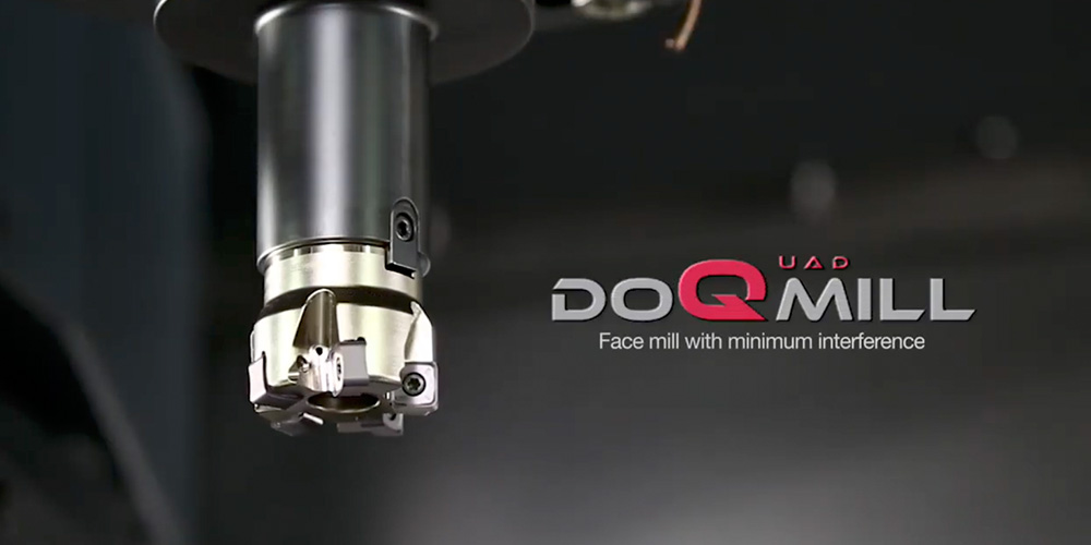 DoQuad-Mill - Face milling cutter with minimum interference