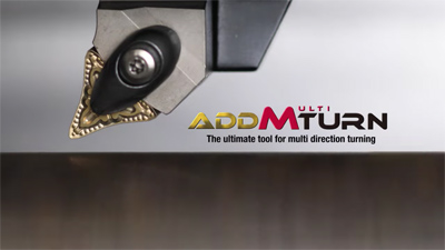 AddMultiTurn - Plaquitas de 6 aristas de corte para una gran versatilidad, un mayor ahorro y productividad