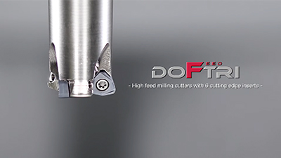 DoFeedTri - High feed milling cutters with six cutting edge inserts