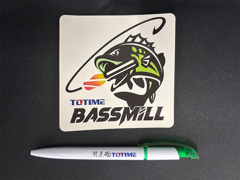TOTIME『削屋魂』ボールペン、『BASSMILL』ステッカー