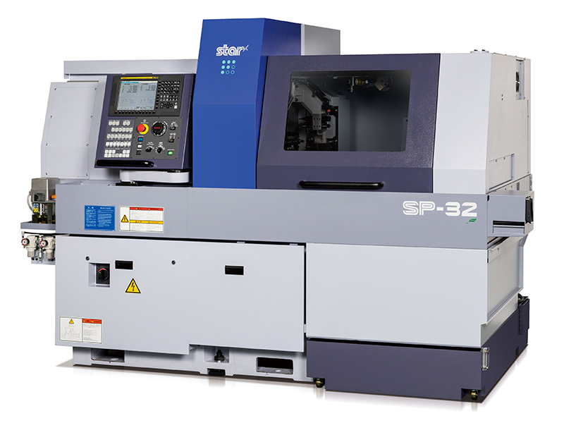 新製品　スイス型CNC自動旋盤　SP-32