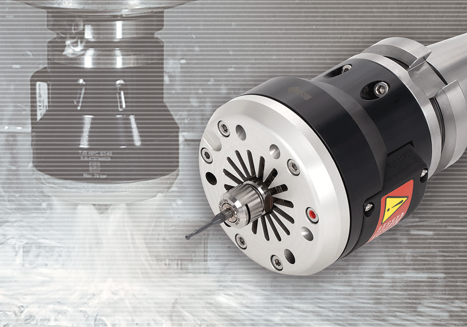 El nuevo husillo de Tungaloy HPC-SpinJet incrementa las RPM’s para herramientas pequeñas por medio de la aplicación de refrigerante a alta presión.