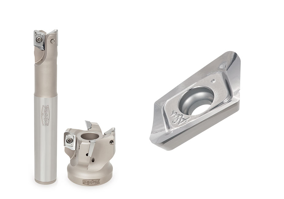 Tungaloy adds 2.5 mm nose radius insert to its Tung-AluMill cutter