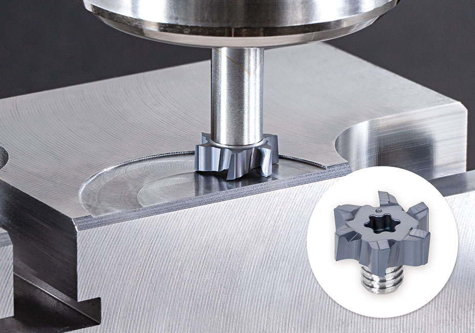 Latest TungMeister VFM Milling Head Enables Face Milling with Exchangeable-Head End Mills