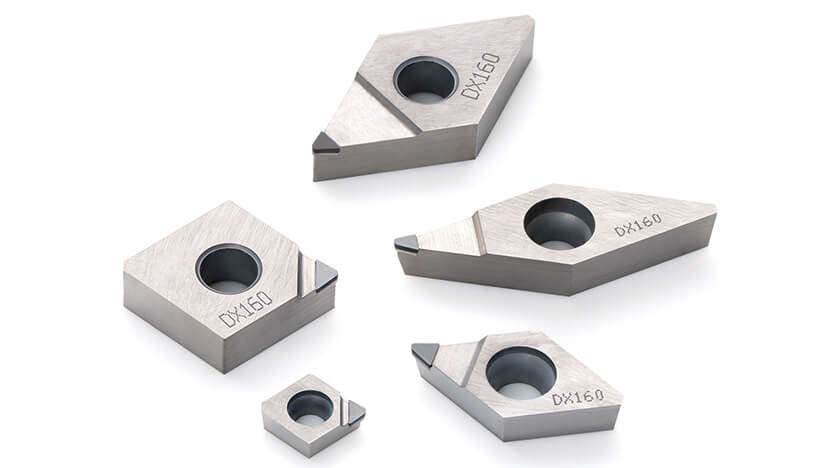 Expansion of 3D chipbreaker inserts in DX160 grade with excellent wear resistance