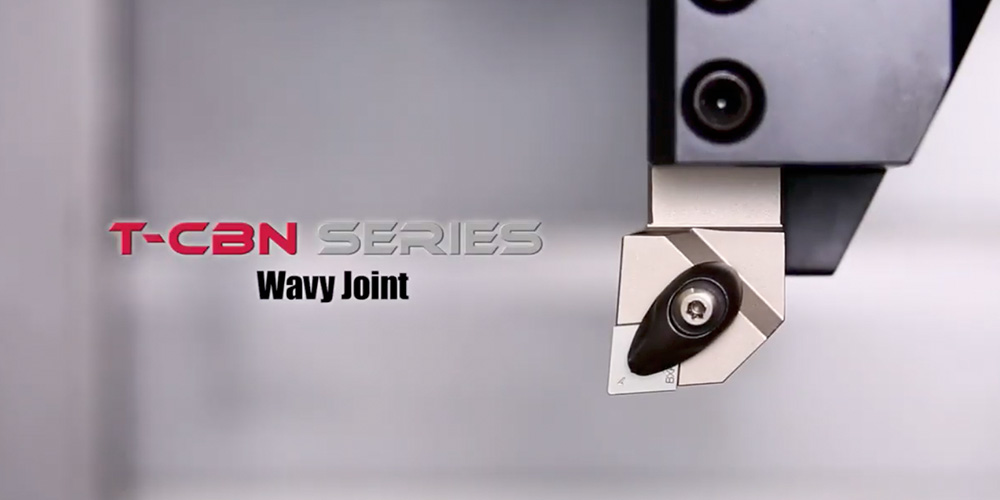T-CBN with the WavyJoint technology for outstanding performance in hard turning applications
